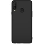 Θήκη Samsung Galaxy A20s Σιλικόνης Μαύρη Matt TPU Silicone Case Black