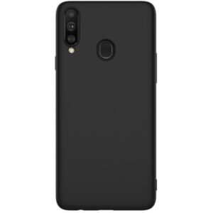 Θήκη Samsung Galaxy A20s Σιλικόνης Μαύρη Matt TPU Silicone Case Black