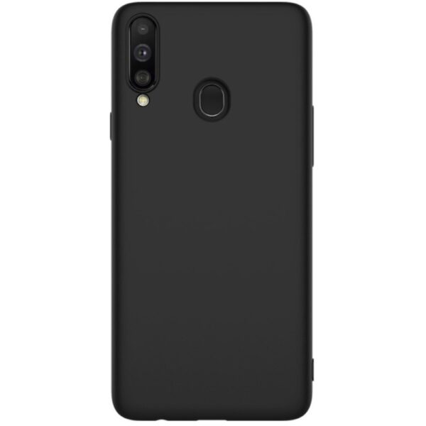 Θήκη Samsung Galaxy A20s Σιλικόνης Μαύρη Matt TPU Silicone Case Black
