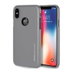 Θήκη iPhone XS Max Σιλικόνης Γκρι Goospery iJelly Silicone Case Grey