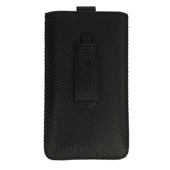 Universal Θήκη Πουγκί Μαύρη για Κινητά έως 6.5'' Pouch Telone Deko Size 17 Black