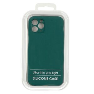 Θήκη iPhone 11 Pro Σιλικόνης Πράσινη Vennus Real Smooth Silicone Case Green