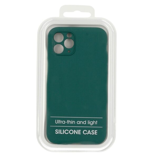 Θήκη iPhone 11 Pro Σιλικόνης Πράσινη Vennus Real Smooth Silicone Case Green