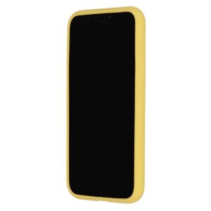 Θήκη iPhone 11 Pro Σιλικόνης Κίτρινη Vennus Real Smooth Silicone Case Yellow