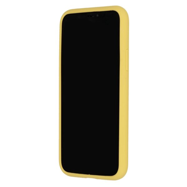 Θήκη iPhone 11 Pro Σιλικόνης Κίτρινη Vennus Real Smooth Silicone Case Yellow
