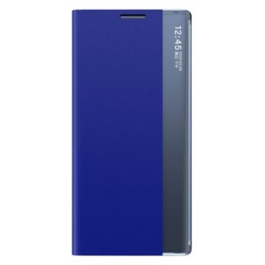 Θήκη Xiaomi Mi 11 Lite 4G / Mi 11 Lite 5G Βιβλίο Μπλε New Sleep Case Bookcase Type Case With Kickstand Function Blue