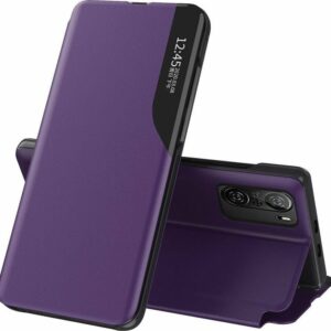 thiki-xiaomi-poco-f3-mi-11i-eco-leather-view-case-purple