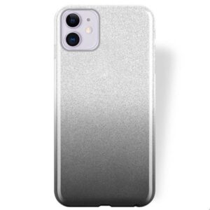 Θήκη iPhone 12 / 12 Pro Σιλικόνης Μαύρη Bling Silicone Case Black