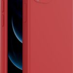 Θήκη iPhone 12 mini Σιλικόνης Κόκκινη Wozinsky Color Case Silicone Flexible Durable Case Red