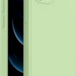 Θήκη iPhone 12 mini Σιλικόνης Πράσινη Wozinsky Color Case Silicone Flexible Durable Case Green