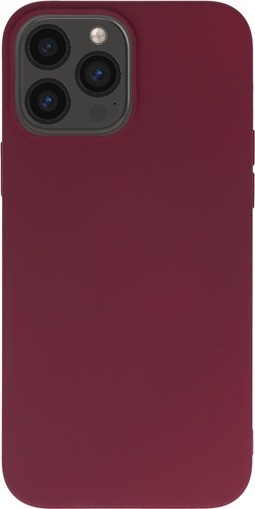 Θήκη iPhone 13 Pro Max Σιλικόνης Μπορντώ Slim Fit Liquid Silicone Case Bordeaux