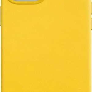 Θήκη iPhone 12 mini Κίτρινη Eco Leather Case Yellow