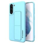 Wozinsky Samsung Galaxy S21 5G Kickstand Flexible Cover With Stand Θήκη Σιλικόνης - Sky Blue