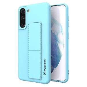 Wozinsky Samsung Galaxy S21 5G Kickstand Flexible Cover With Stand Θήκη Σιλικόνης - Sky Blue