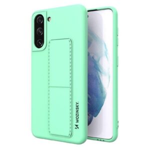 Wozinsky Samsung Galaxy S21 5G Kickstand Flexible Cover With Stand Θήκη Σιλικόνης - Mint