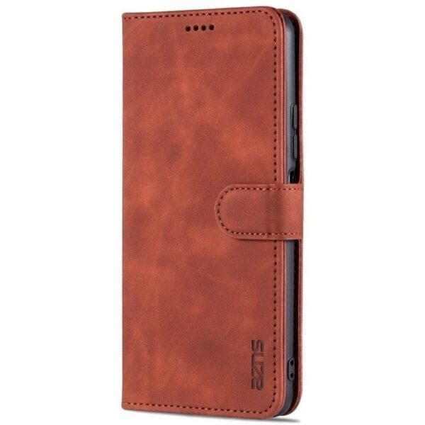 AZNS Xiaomi Poco F3 / Mi 11i Sheepskin Texture Horizontal Flip Θήκη Βιβλίο - Brown AZNS Xiaomi Poco F3 / Mi 11i Sheepskin Texture Horizontal Flip Θήκη Βιβλίο - Brown