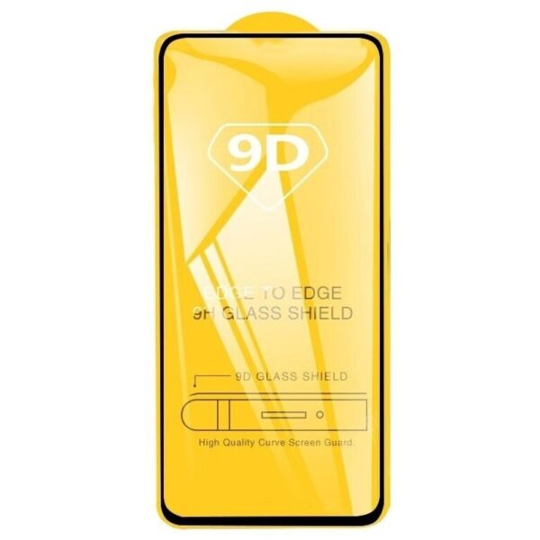 Realme Narzo 30 5G Προστατευτικό Τζαμάκι Μαύρο Full Glue 9D Full Screen Tempered Glass Black