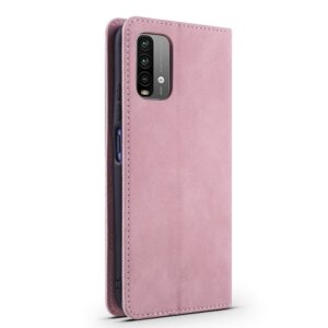 Θήκη Xiaomi Poco F3 / Mi 11i Βιβλίο Ροζ TAOKKIM Retro Matte Case with Holder & Card Slots Pink