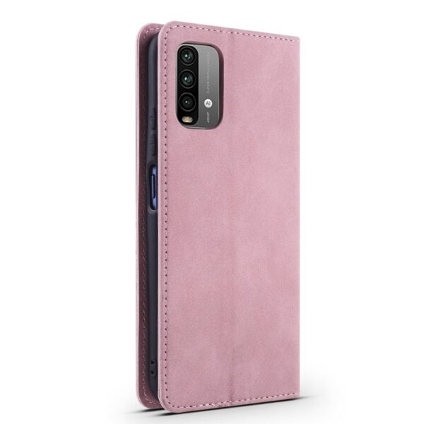 Θήκη Xiaomi Poco F3 / Mi 11i Βιβλίο Ροζ TAOKKIM Retro Matte Case with Holder & Card Slots Pink