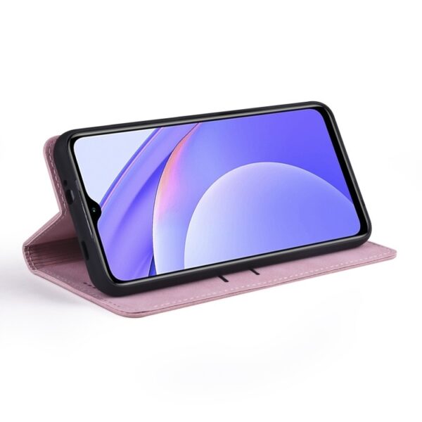 Θήκη Xiaomi Poco F3 / Mi 11i Βιβλίο Ροζ TAOKKIM Retro Matte Case with Holder & Card Slots Pink