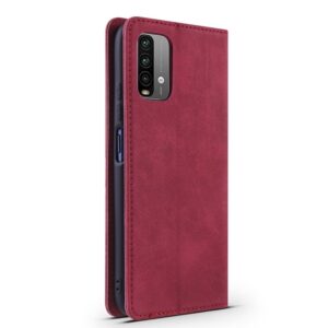 Θήκη Xiaomi Poco F3 / Mi 11i Βιβλίο Κόκκινο TAOKKIM Retro Matte Case with Holder & Card Slots Red
