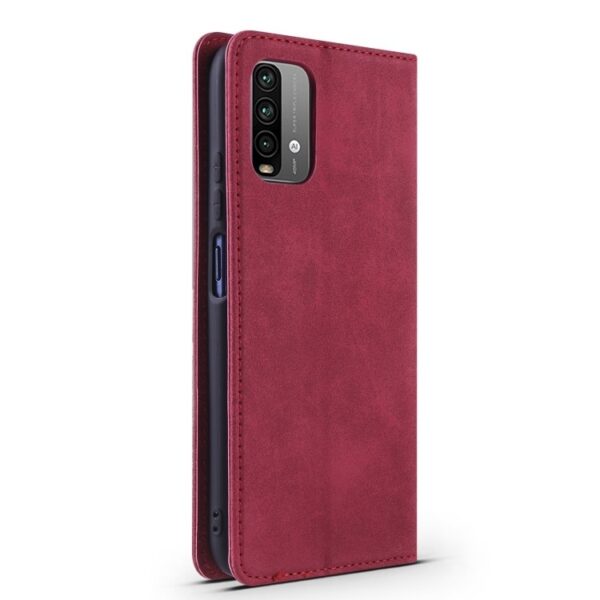 Θήκη Xiaomi Poco F3 / Mi 11i Βιβλίο Κόκκινο TAOKKIM Retro Matte Case with Holder & Card Slots Red