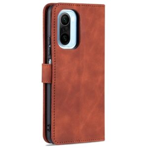 Θήκη Xiaomi Poco F3 / Mi 11i Βιβλίο Καφέ AZNS Sheepskin Texture Horizontal Flip Case Brown