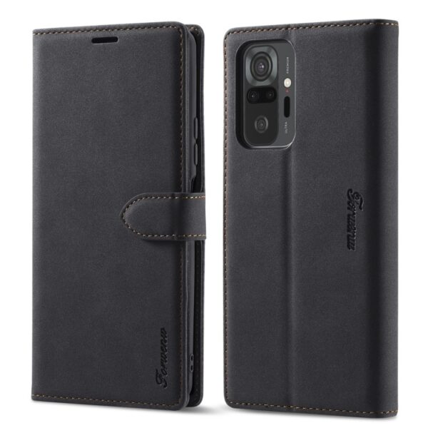 Θήκη Xiaomi Mi 11i / Poco F3 Βιβλίο Μαύρο Forwenw F1 Series Matte Strong Magnetism Horizontal Flip Case Black