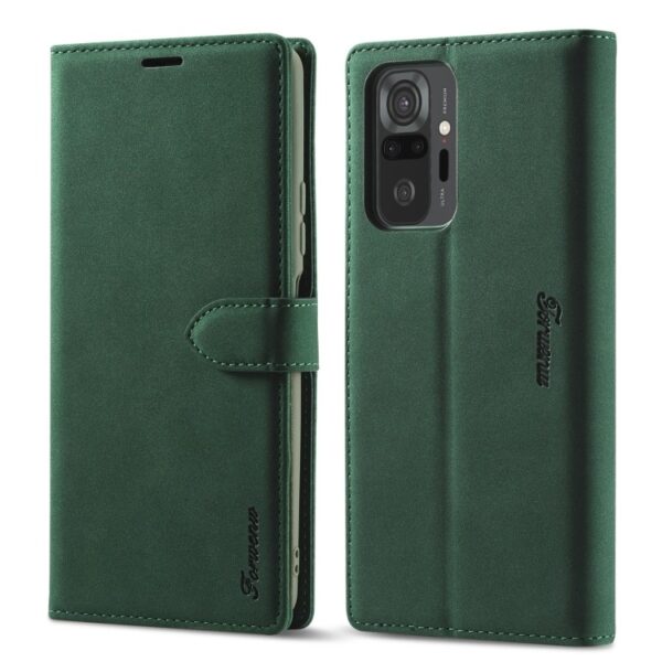 Θήκη Xiaomi Mi 11i / Poco F3 Βιβλίο Πράσινο Forwenw F1 Series Matte Strong Magnetism Horizontal Flip Case Green