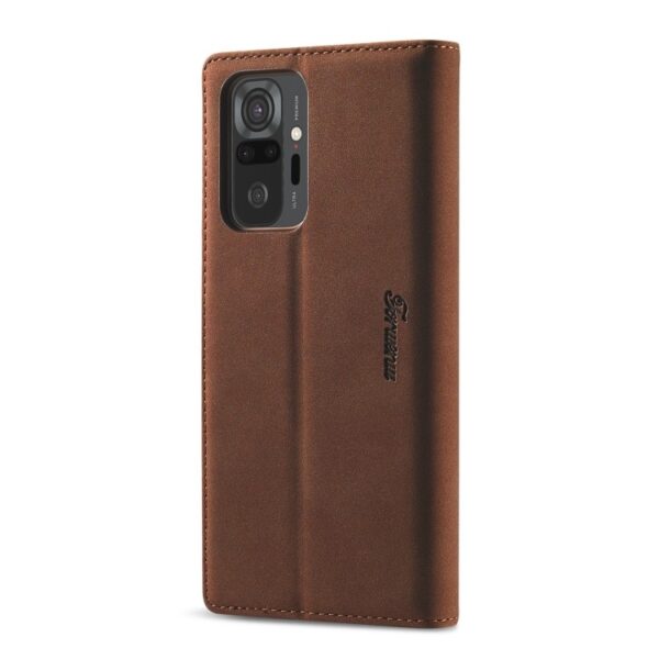 Θήκη Xiaomi Mi 11i / Poco F3 Βιβλίο Καφέ Forwenw F1 Series Matte Strong Magnetism Horizontal Flip Case Brown