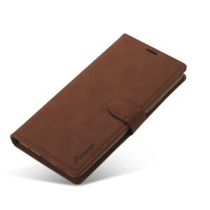 Θήκη Xiaomi Mi 11i / Poco F3 Βιβλίο Καφέ Forwenw F1 Series Matte Strong Magnetism Horizontal Flip Case Brown