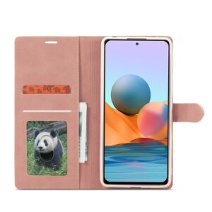 Θήκη Xiaomi Mi 11i / Poco F3 Βιβλίο Ροζ-Χρυσό Forwenw F1 Series Matte Strong Magnetism Horizontal Flip Case Rose-Gold