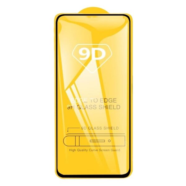 Realme C11 Προστατευτικό Τζαμάκι Μαύρο Full Glue 9D Full Screen Tempered Glass Black