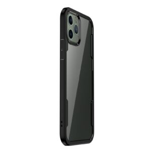 Θήκη iPhone 12 Pro Max Μαύρη Freelander Shockproof TPU + PC Case Black