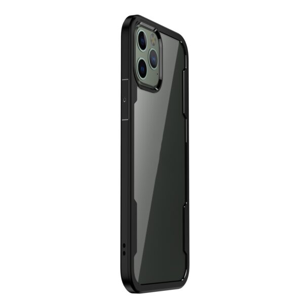 Θήκη iPhone 12 Pro Max Μαύρη Freelander Shockproof TPU + PC Case Black