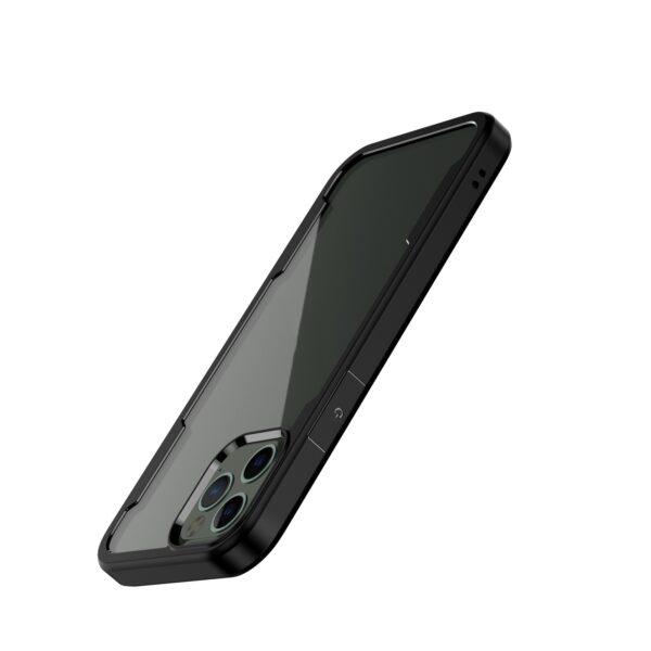 Θήκη iPhone 12 Pro Max Μαύρη Freelander Shockproof TPU + PC Case Black