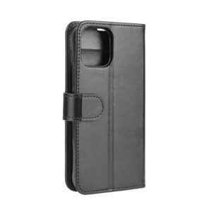 Θήκη Βιβλίο iPhone 12 / 12 Pro Μαύρη R64 Single Fold Horizontal Flip Leather Black