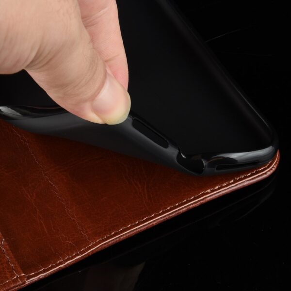 Θήκη Βιβλίο iPhone 12 / 12 Pro Μαύρη R64 Single Fold Horizontal Flip Leather Black