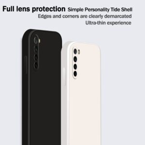 Θήκη Xiaomi Redmi Note 8 / Note 8 2021 Σιλικόνης Μπλε Solid Color Imitation Liquid Silicone Straight Edge Dropproof Blue