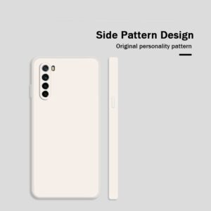 Θήκη Xiaomi Redmi Note 8 / Note 8 2021 Σιλικόνης Γκρι Solid Color Imitation Liquid Silicone Straight Edge Dropproof Grey