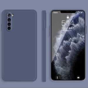 Θήκη Xiaomi Redmi Note 8 / Note 8 2021 Σιλικόνης Γκρι Solid Color Imitation Liquid Silicone Straight Edge Dropproof Grey