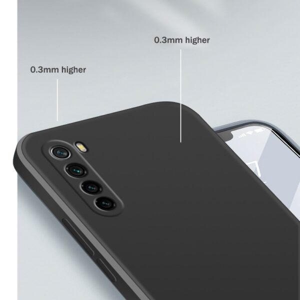 Θήκη Xiaomi Redmi Note 8 / Note 8 2021 Σιλικόνης Σκούρο Πράσινη Solid Color Imitation Liquid Silicone Straight Edge Dropproof Da