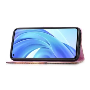 Θήκη Xiaomi Mi 11 Lite 4G / Mi 11 Lite 5G Βιβλίο Φιλί Colored Drawing Pattern Plain Weave Horizontal Flip Case Hound Kiss