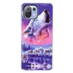 Θήκη Xiaomi Mi 11 Lite 4G / Mi 11 Lite 5G Σιλικόνης Επτά Λύκοι Luminous TPU Soft Protective Case Seven Wolves