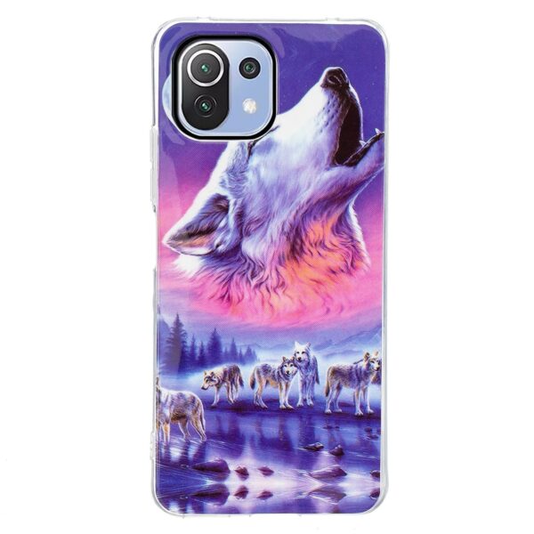 Θήκη Xiaomi Mi 11 Lite 4G / Mi 11 Lite 5G Σιλικόνης Επτά Λύκοι Luminous TPU Soft Protective Case Seven Wolves