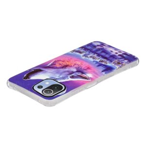 Θήκη Xiaomi Mi 11 Lite 4G / Mi 11 Lite 5G Σιλικόνης Επτά Λύκοι Luminous TPU Soft Protective Case Seven Wolves