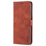 Xiaomi Mi 11 Lite 4G / Mi 11 Lite 5G Θήκη Βιβλίο Καφέ AZNS Skin Feel Calf Texture Horizontal Flip Leather Case Brown