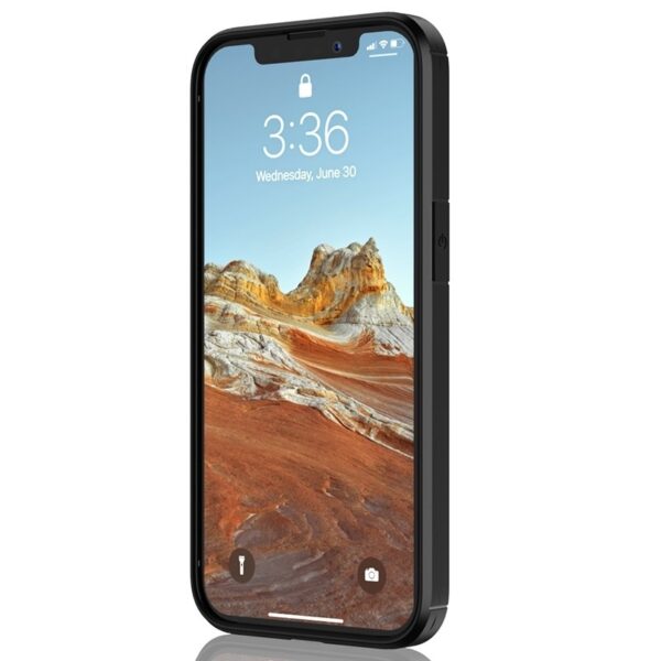 Θήκη iPhone 13 Pro Σιλικόνης Μαύρη Pioneer Carbon Fiber Texture Shockproof TPU + PC Case Black