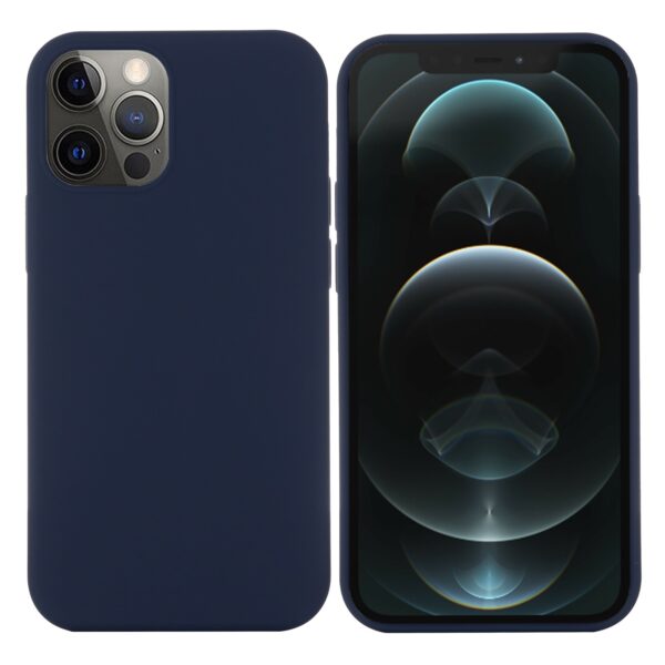 Θήκη iPhone 13 Pro Σιλικόνης Μπλε Shockproof Magnetic Magsafe Silicone Case Navy Blue