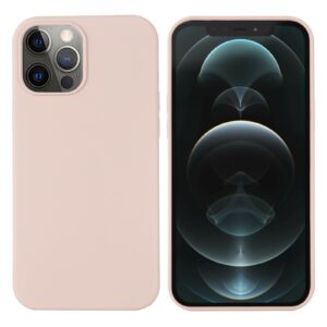 Θήκη iPhone 13 Pro Σιλικόνης Απαλό Ροζ Shockproof Magnetic Magsafe Silicone Case Sand Pink